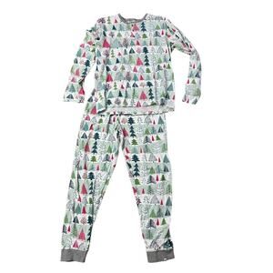 HonestBaby Organic Cotton Holiday Feelin' Pine Jammies Pajamas XXLarge